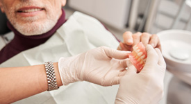 Removable dentures require their own special care methods